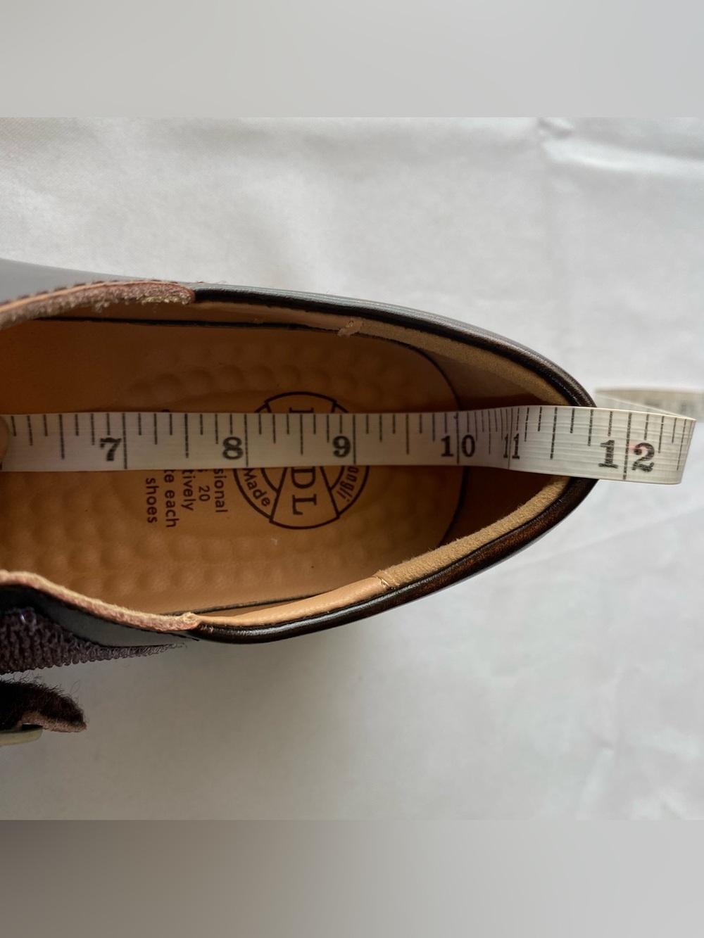 Meizudongli Brown Leather Mary Jane Chunky Platform Shoes 8/8.5 Y2K Revival - Picture 15 of 15